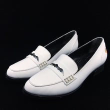 Load image into Gallery viewer, Women&#39;s White Leather Shoes
