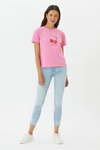 Load image into Gallery viewer, Women&#39;s Printed Pink T-shirt
