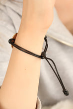 Load image into Gallery viewer, Unisex Black Leather Cord Bracelet
