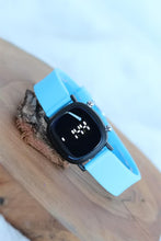 Load image into Gallery viewer, Women&#39;s Turquoise Silicone Strap Led Watch
