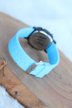 Load image into Gallery viewer, Women&#39;s Turquoise Silicone Strap Led Watch
