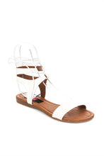 Load image into Gallery viewer, Women&#39;s White Flat Sandals

