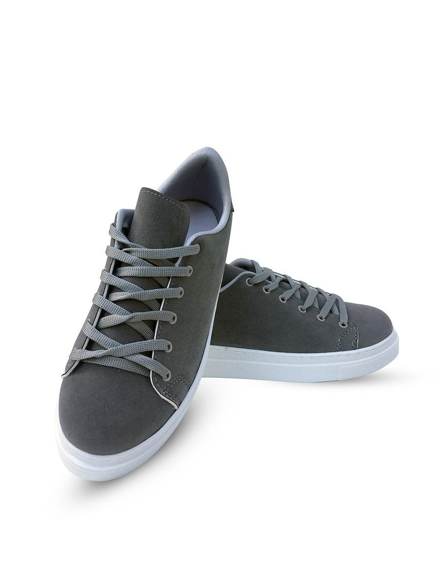 Women's Lace-up Grey Swede Sport Shoes
