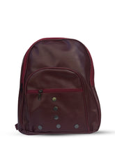 Load image into Gallery viewer, Women&#39;s Stud Detail Maroon Backpack
