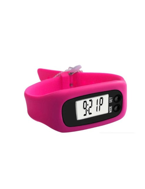 Unisex Pink Silicone Smart Bracelet