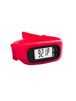 Unisex Red Silicone Smart Bracelet