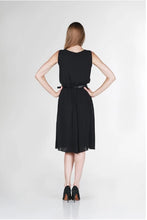 Load image into Gallery viewer, PEMPE CHIFFON SHEATH DRESS - Black
