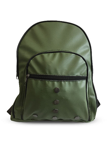 Women's Stud Detail Green Backpack