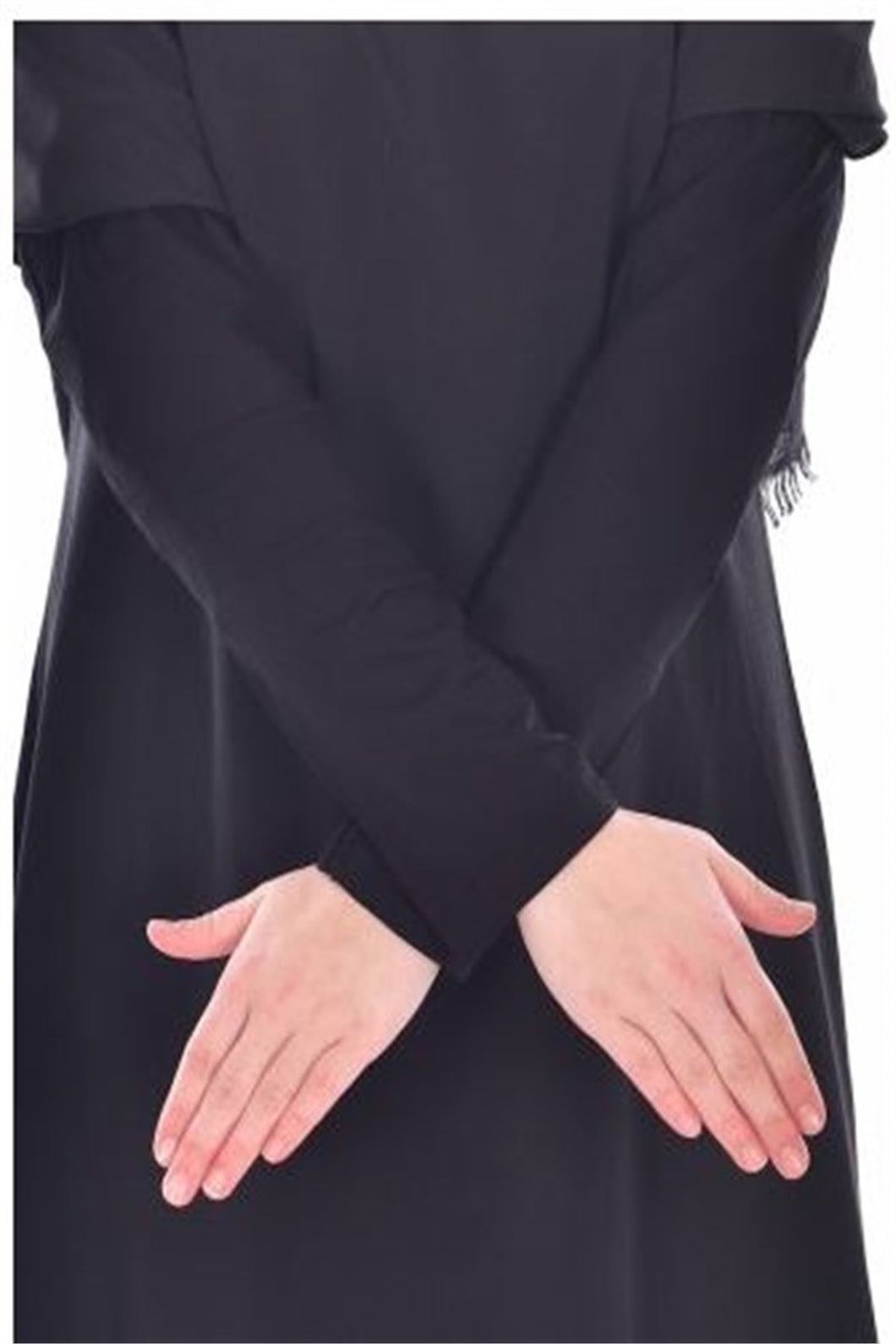 Women's Plain Black Modest Sleeve Cover