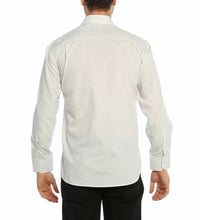 Load image into Gallery viewer, Men&#39;s Classic Cut Long Sleeves Plain Light Grey Shirt
