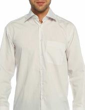 Load image into Gallery viewer, Men&#39;s Classic Cut Long Sleeves Plain Light Grey Shirt
