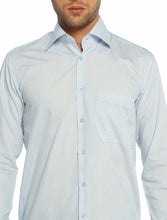 Load image into Gallery viewer, Men&#39;s Classic Cut Long Sleeves Plain Light Blue Shirt
