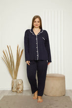 Load image into Gallery viewer, Women&#39;s Oversize Pocket Cotton Pajama Set
