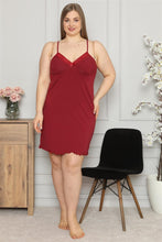 Load image into Gallery viewer, Women&#39;s Oversize Strappy Cotton Nightgown
