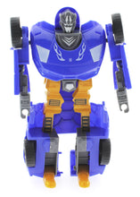 Load image into Gallery viewer, Powered Transforming Blue Robot Vehicle
