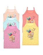 Girl's Pineapple Print Camisole Set (5 Pieces)