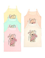 Girl's Printed Camisole Set (5 Pieces)