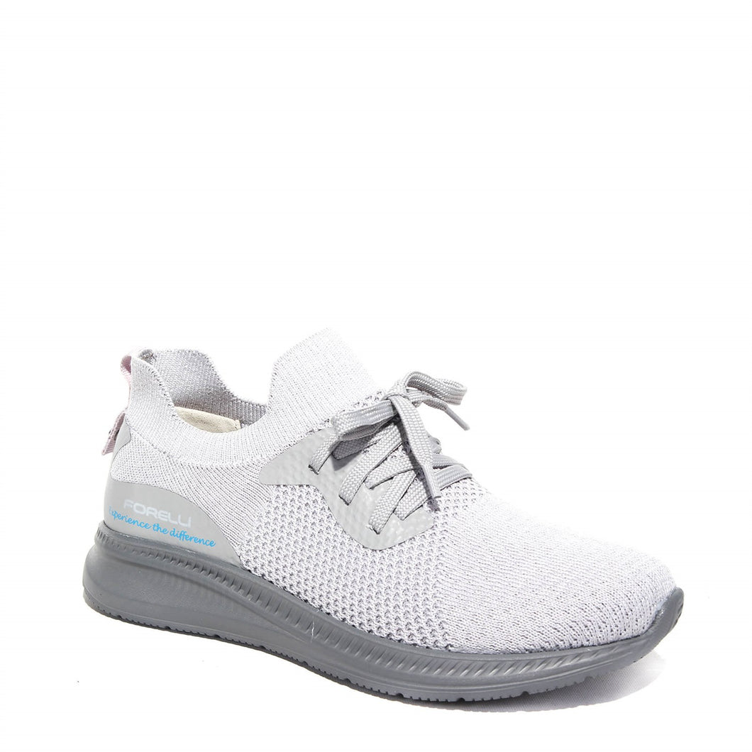 Women's Lace-up Grey Sport Shoes