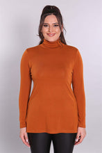 Load image into Gallery viewer, Women&#39;s Oversize Turtleneck Ginger Tricot Sweater
