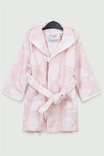 Load image into Gallery viewer, Kid&#39;s Patterned Powder Rose Bathrobe
