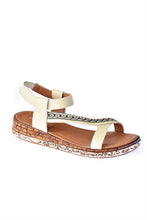 Load image into Gallery viewer, Women&#39;s Beige Casual Sandals
