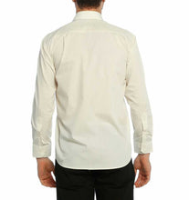 Load image into Gallery viewer, Men&#39;s Cut Long Sleeves Plain Beige Classic Shirt
