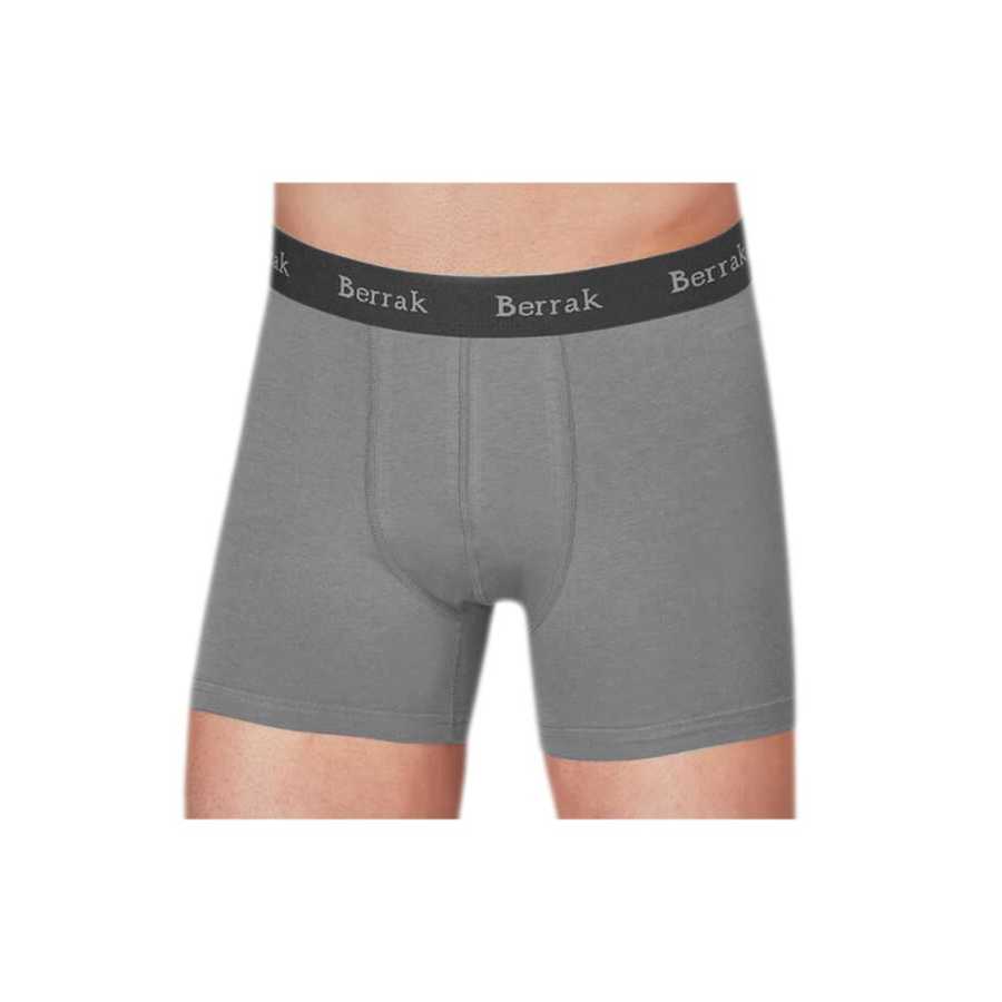 Men's Premium Lycra Model Grey Combed Cotton Boxer