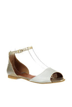Load image into Gallery viewer, Women&#39;s White - Dore Flat Sandals
