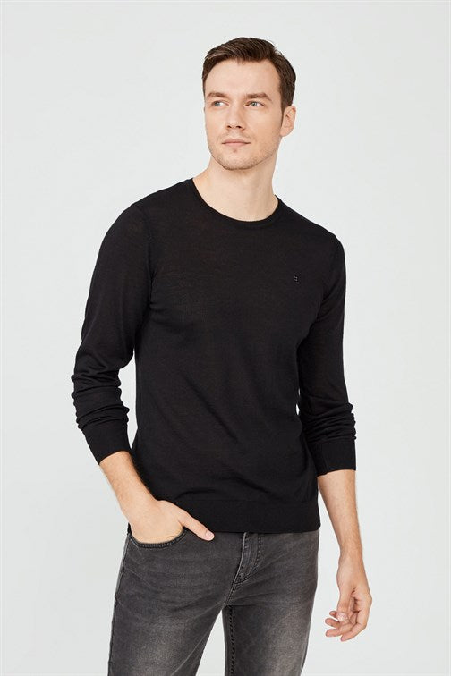 Men's Crew Neck Plain Sweater