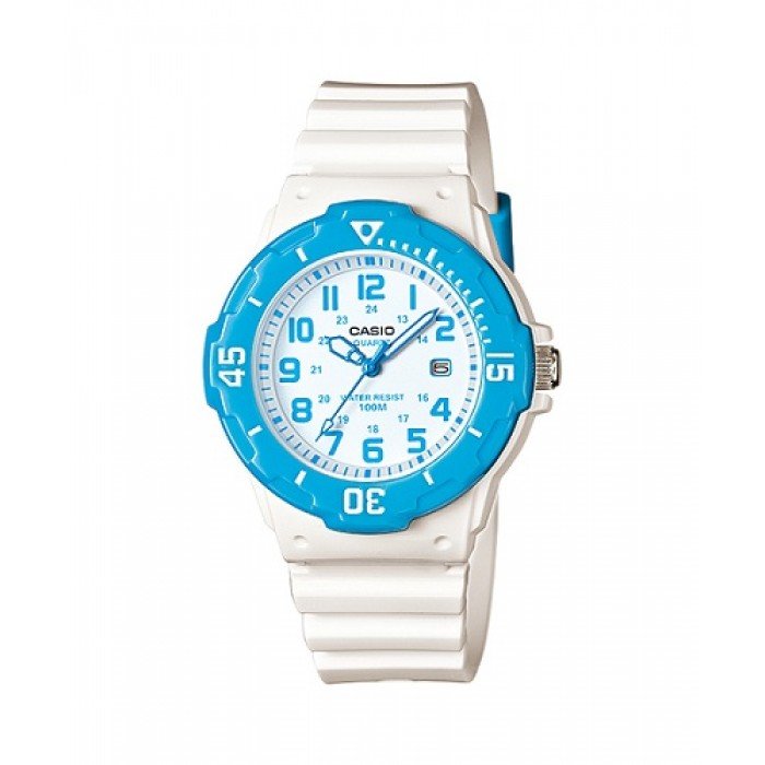 Women's Blue Case White Sport Watch