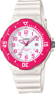 Women's Pink Case White Sport Watch