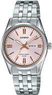 Women's Round Case Silver Metal Watch
