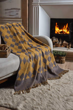 Load image into Gallery viewer, Mustard Casual Single Bed Blanket
