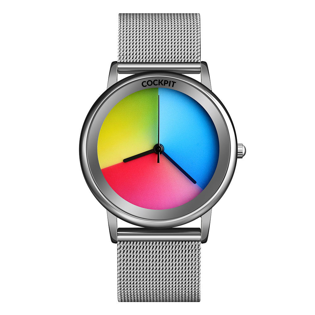 Women's Silver Straw Metal Watch