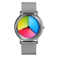 Women's Silver Straw Metal Watch