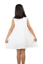 Load image into Gallery viewer, Girl&#39;s White Short Dress
