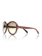 Women's Patterned Plastic Sunglasses