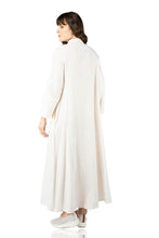 Load image into Gallery viewer, Women&#39;s Button Cream Abaya
