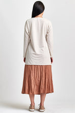 Load image into Gallery viewer, Women&#39;s Beige Blouse &amp; Skirt Set
