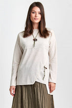 Load image into Gallery viewer, Women&#39;s Blouse &amp; Khaki Skirt Set
