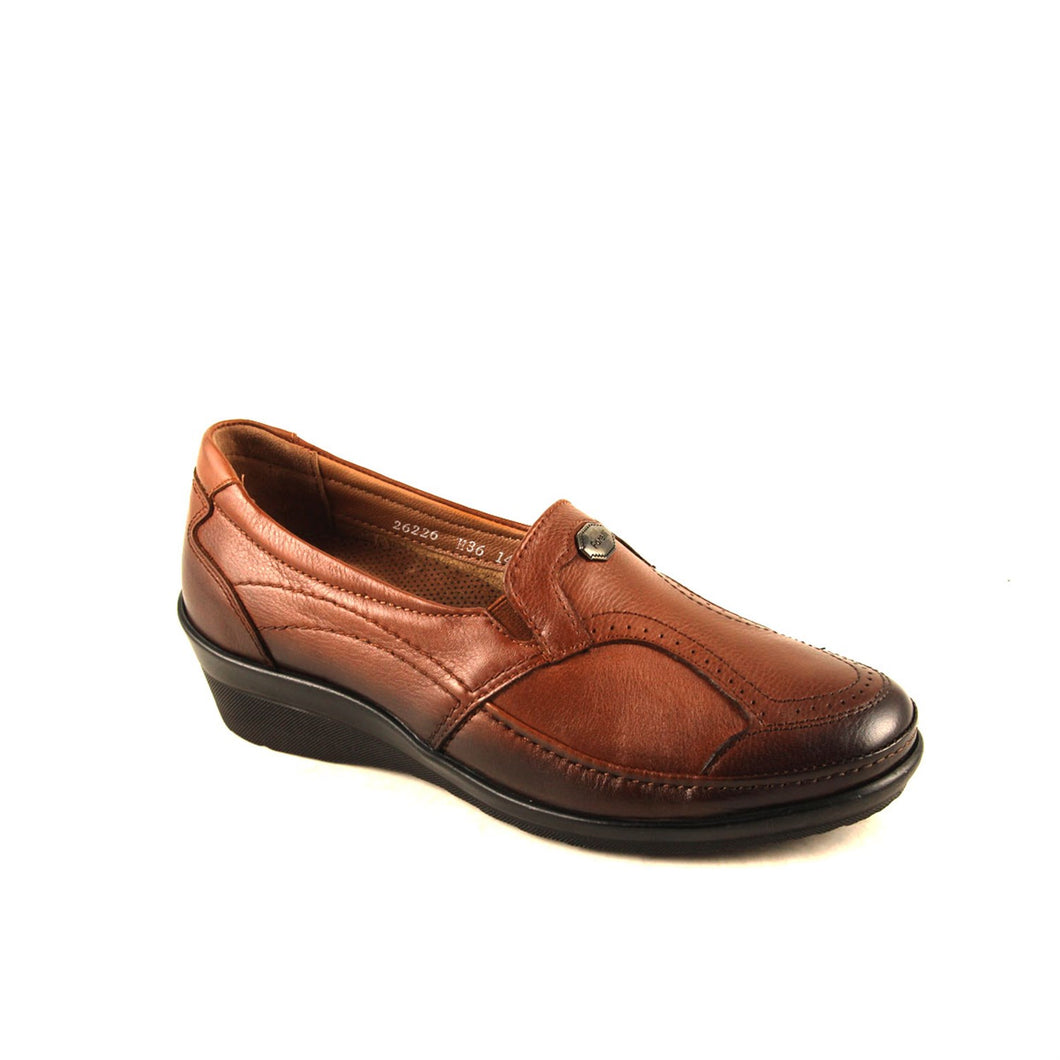 Women's Ginger Leather Comfort Shoes