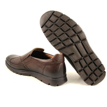 Load image into Gallery viewer, Men&#39;s Brown Leather Comfort Shoes
