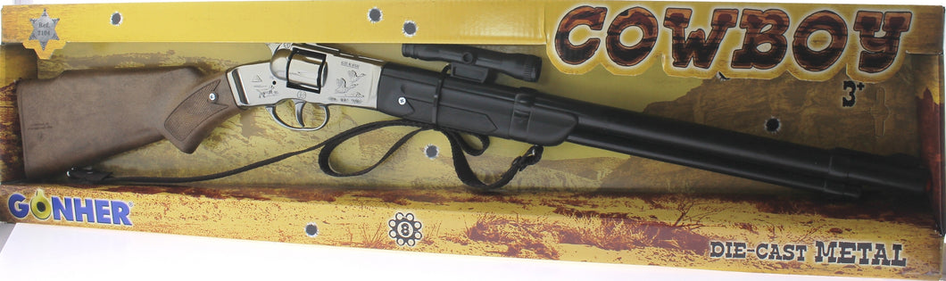 Revolver Cowboy Rifle With Cork Binoculars