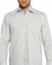 Load image into Gallery viewer, Men&#39;s Classic Cut Long Sleeves Plain Grey Shirt
