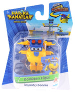 Super Wings Single Figure Transforming Builder Donnie