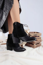 Load image into Gallery viewer, Women&#39;s Black Leather - Swede Boots
