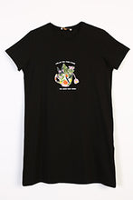 Load image into Gallery viewer, Women&#39;s Printed Black T-shirt
