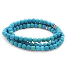 Load image into Gallery viewer, Women&#39;s Turquoise Natural Stone Bracelet - Necklace - Prayer Beads Accessory (1 Pieces)
