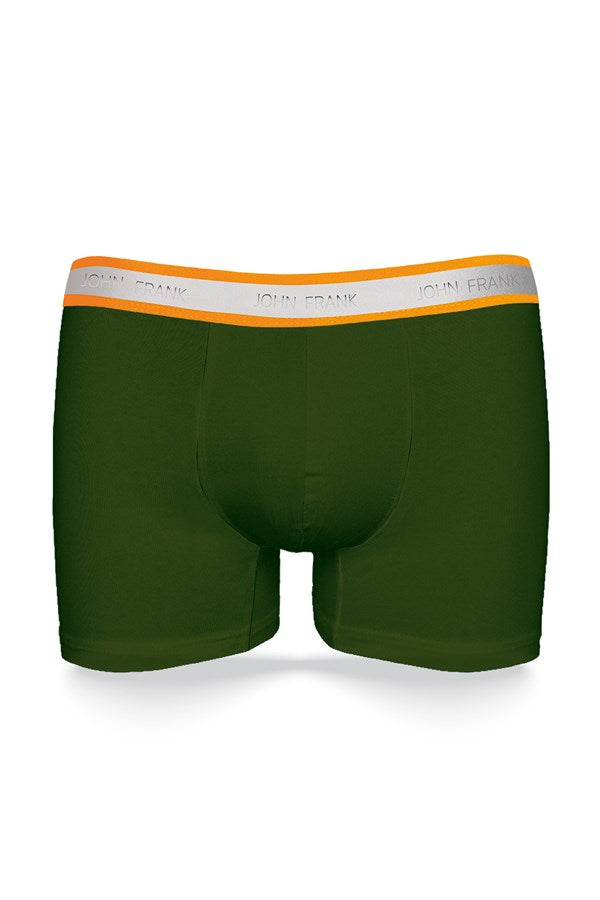 Men's Neon Detail Khaki Boxer