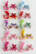 Girl's Mixed Color Elastic Hair Set
